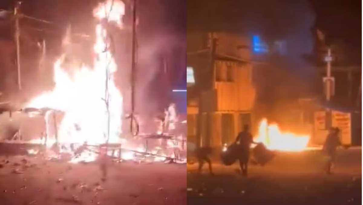 झारखंड के गिरिडीह में होली जुलूस को लेकर दो पक्षों में पथराव, कई दुकानों को फूंका झारखंड के गिरिडीह में होली जुलूस को लेकर दो पक्षों में पथराव, कई दुकानों को फूंका